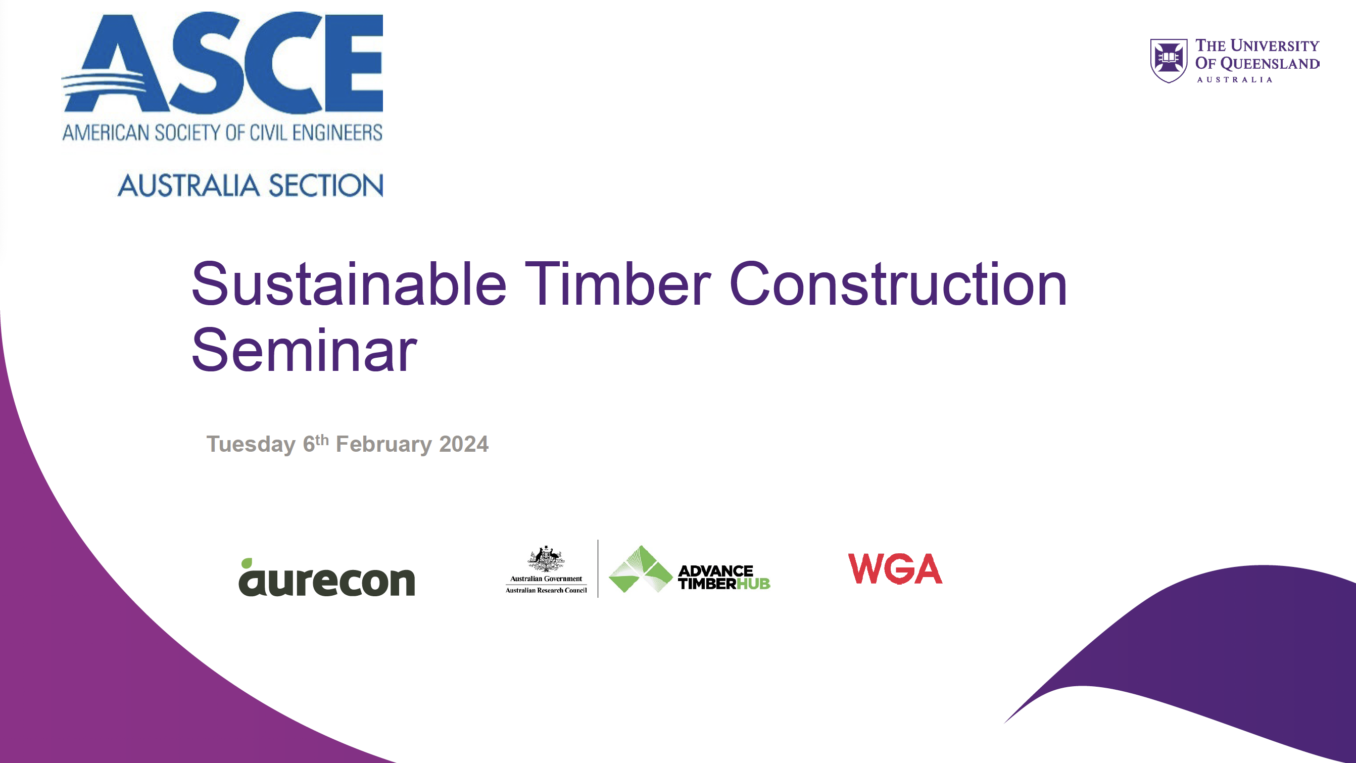 Sustainable Timber Construction Seminar – Presentation Videos